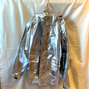 Gray Linen Unisex Jacket